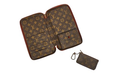 Lot 46 - A group of Louis Vuitton small, monogrammed leather accessories, 1970s-1990s