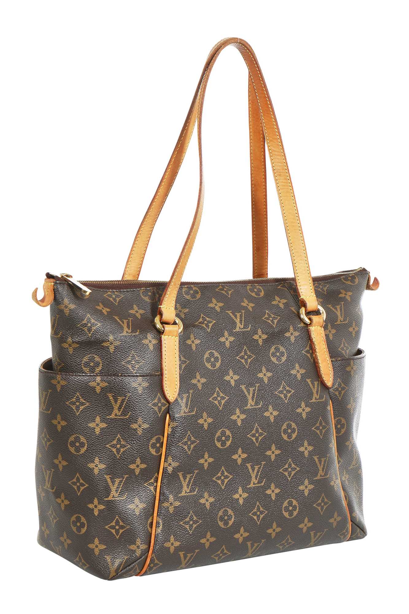 Sold at Auction: Louis Vuitton, LOUIS VUITTON 'NEVERFULL MM' EPI LEATHER  TOTE BAG