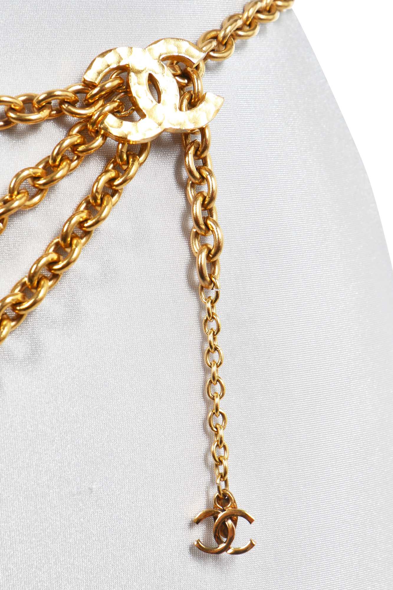Chanel Vintage Gold Metal Logo Chain Belt 1996 Available For Immediate  Sale At Sothebys