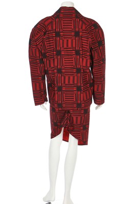 Lot 144 - A BodyMap printed cotton suit, 'Barbee takes a trip ...', Spring-Summer, 1985