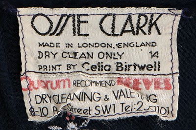 Lot 161 - An Ossie Clark/Celia Birtwell halter-neck dress, mid 1970s