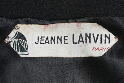 Lot 74 - A Jeanne Lanvin couture dinner ensemble, Autumn-Winter 1947-48