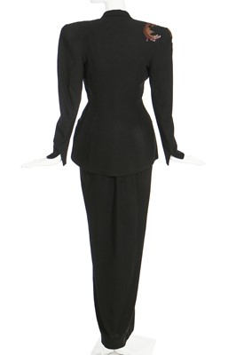 Lot 74 - A Jeanne Lanvin haute couture dinner ensemble, Autumn-Winter 1947-48