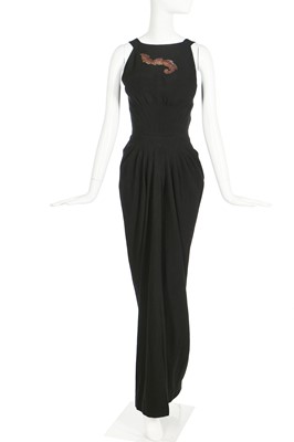 Lot 74 - A Jeanne Lanvin haute couture dinner ensemble, Autumn-Winter 1947-48
