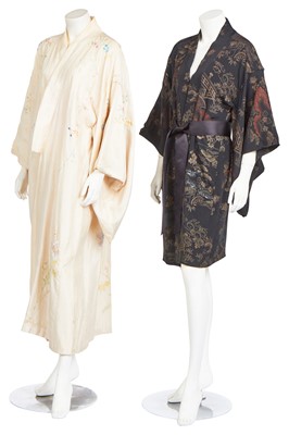 Lot 313 - A group of oriental robes, Chinese and Japanese, dating from the 1930s