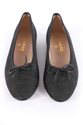 Lot 232 - A pair of Chanel ballet pumps, modern, of...