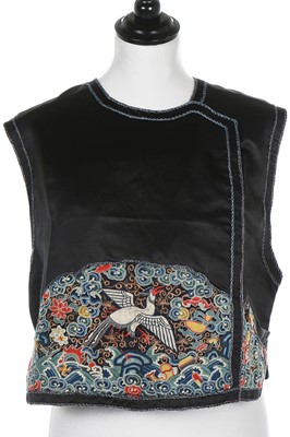 Lot 463 - An embroidered bodice, Chinese for the European market, 1920s and others