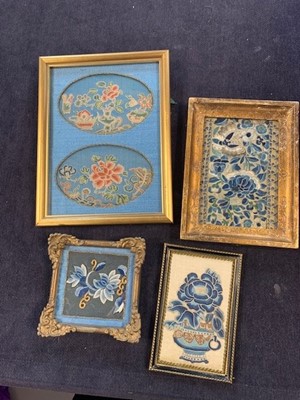 Lot 463 - An embroidered bodice, Chinese for the European market, 1920s and others