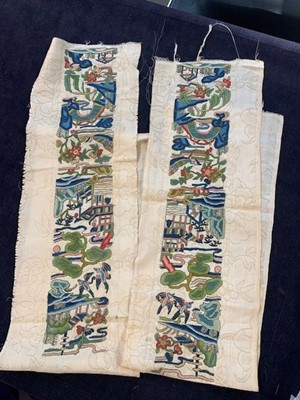 Lot 463 - An embroidered bodice, Chinese for the European market, 1920s and others