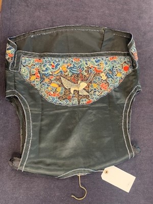 Lot 463 - An embroidered bodice, Chinese for the European market, 1920s and others