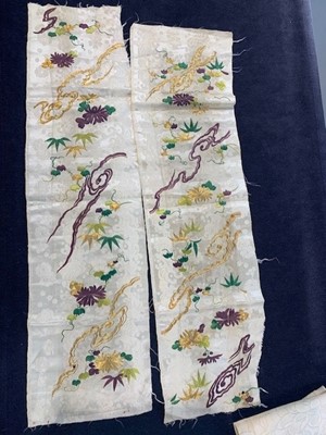 Lot 463 - An embroidered bodice, Chinese for the European market, 1920s and others