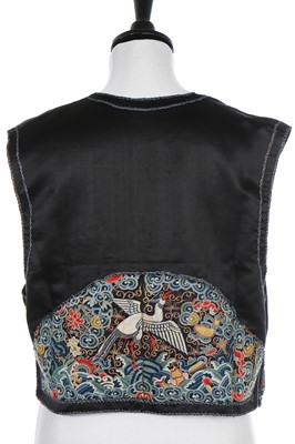 Lot 463 - An embroidered bodice, Chinese for the European market, 1920s and others