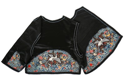 Lot 463 - An embroidered bodice, Chinese for the European market, 1920s and others