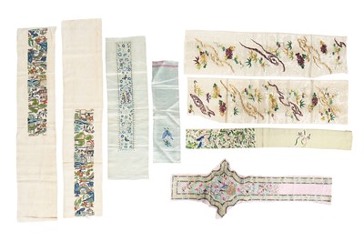 Lot 463 - An embroidered bodice, Chinese for the European market, 1920s and others