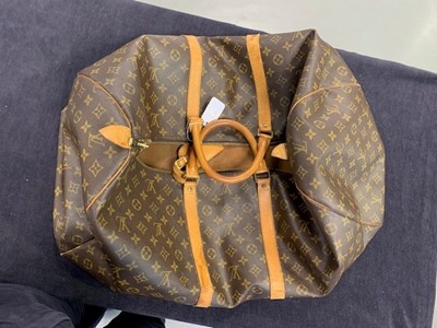 Lot 44 - A Louis Vuitton monogrammed leather holdall, 1990s-2000s