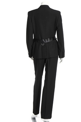 Lot 56 - A Gucci black wool 'tuxedo' suit, 2010s