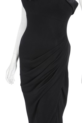 Lot 119 - An Antony Price black jersey evening gown, 1990s