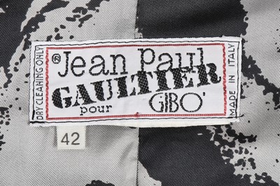 Lot 139 - A Jean Paul Gaultier pinstripe wool-blend suit, 1980s