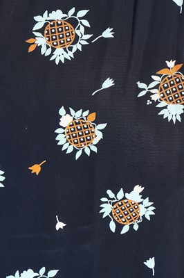 Lot 162 - An Ossie Clark for Radley dress in Celia Birtwell 'Baroque Bouquet' print, mid 1970s