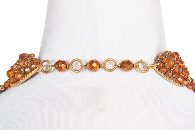 Lot 23 - A Coppola e Toppo beaded 'tie' necklace, 1960s