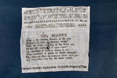 Lot 248 - A group of needlework samplers, English, 19th century