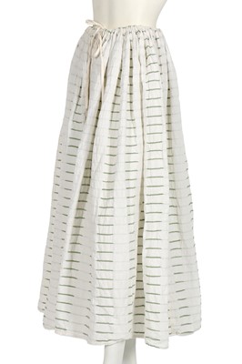 Lot 160 - Two Westwood/McLaren cotton skirts, 'Savage' collection, Spring-Summer 1982