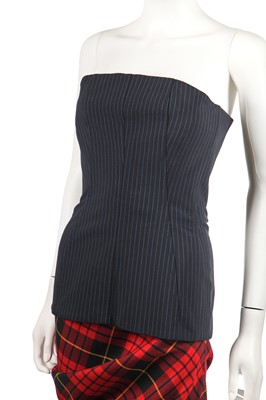 Lot 408 - A rare complete Alexander McQueen tartan ensemble, 'Joan' collection, Autumn-Winter 1998-99