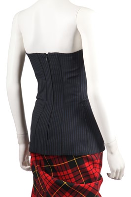 Lot 408 - A rare complete Alexander McQueen tartan ensemble, 'Joan' collection, Autumn-Winter 1998-99