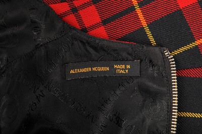 Lot 408 - A rare complete Alexander McQueen tartan ensemble, 'Joan' collection, Autumn-Winter 1998-99