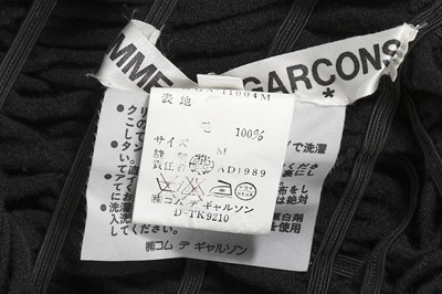 Lot 186 - A Comme des Garçons/ Rei Kawakubo shirred jersey 'glove' dress, Spring-Summer 1990