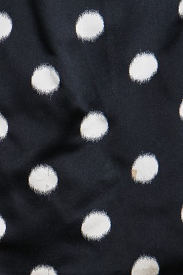 Lot 76 - A fine Balenciaga couture polka-dot satin dinner dress, Model 103, Autumn-Winter 1953
