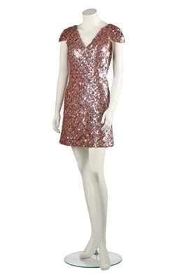 Lot 11 - A Chanel by Karl Lagerfeld couture sequined cocktail dress,  Autumn-Winter 2007