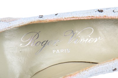 Lot 91 - A fine and rare Roger Vivier beaded evening shoe, 1963-64