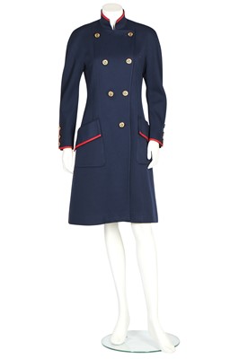 Lot 9 - A Chanel by Lagerfeld military-inspired coat, 1990s