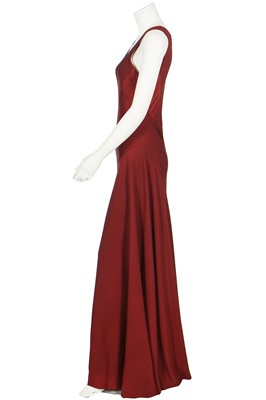 Lot 172 - A John Galliano bias-cut evening gown, 'Charles James' collection, Spring-Summer 1989
