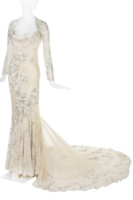 Lot 245 - A Christian Dior by John Galliano couture lace bridal gown, Spring-Summer 2003