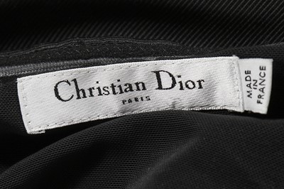 Lot 247 - A Christian Dior by John Galliano black silk faille evening gown, Autumn-Winter 2008