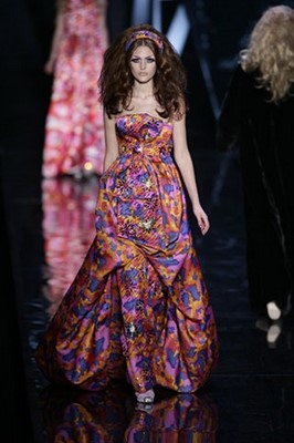 Lot 247 - A Christian Dior by John Galliano black silk faille evening gown, Autumn-Winter 2008