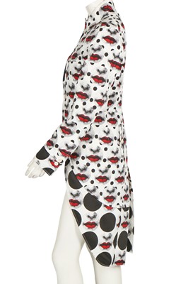 Lot 242 - A Comme des Garçons men's Fornasetti-printed polyester tailcoat, Spring-Summer 2017