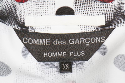 Lot 242 - A Comme des Garçons men's Fornasetti-printed polyester tailcoat, Spring-Summer 2017