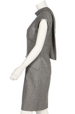 Lot 222 - An Alexander McQueen grey wool dress, 'Untitled' collection, Spring-Summer 1998