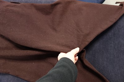 Lot 36 - A gentleman's dark brown wool court livery, circa 1800