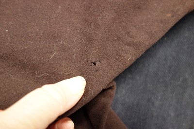 Lot 36 - A gentleman's dark brown wool court livery, circa 1800