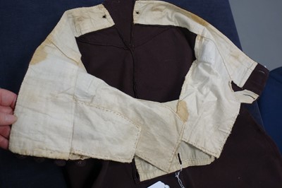 Lot 36 - A gentleman's dark brown wool court livery, circa 1800