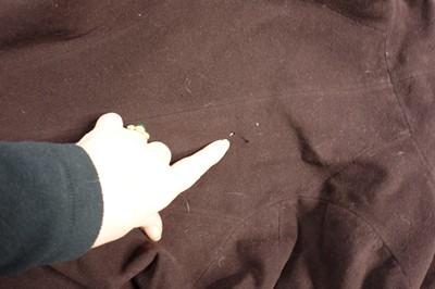 Lot 36 - A gentleman's dark brown wool court livery, circa 1800