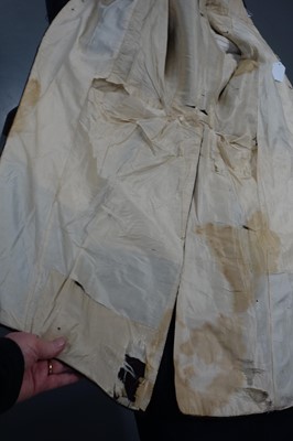 Lot 36 - A gentleman's dark brown wool court livery, circa 1800