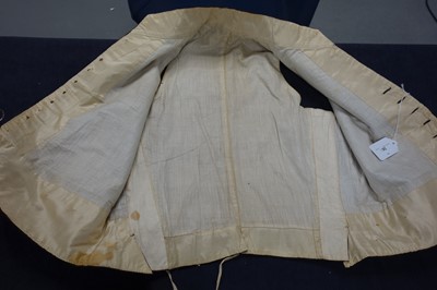 Lot 36 - A gentleman's dark brown wool court livery, circa 1800