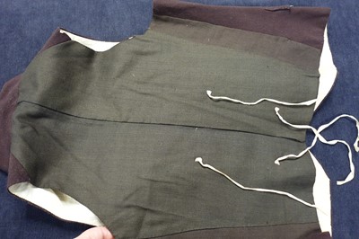 Lot 36 - A gentleman's dark brown wool court livery, circa 1800