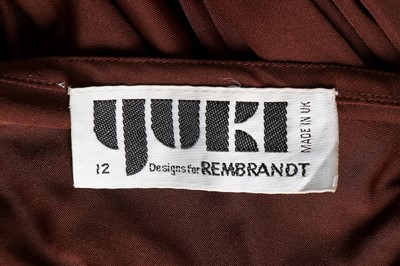 Lot 131 - Two Yuki draped jersey evening dresses, 1976