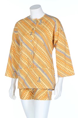 Lot 290 - A Pucci printed cotton playsuit, late 1950s-early 60s